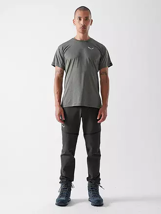 SALEWA | Maglietta funzionale da uomo Puez Melange Dry | olive